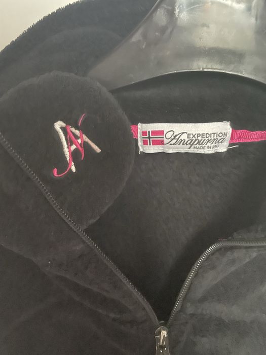 Czarna bluza polarowa na zamek Anapurna Expedition rozm. S