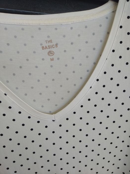 Blusa / T-shirt polka dot, super macia - C&A - Tamanho M