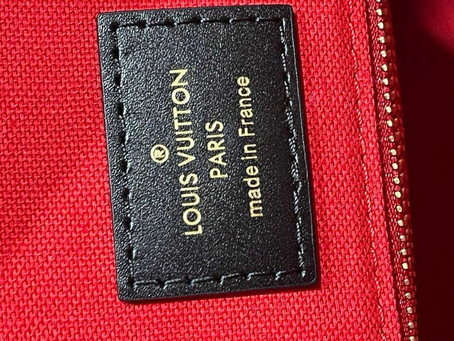 Оригинальная сумочка Луи Витон Louis Vuitton On The Go б/у с чипом