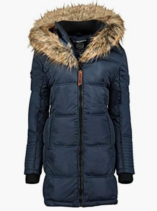 Geographical Norway Beautiful Lady, markowa, ciepła damska parka, płas