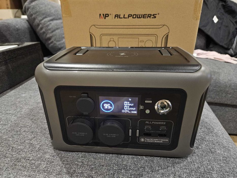 Allpowers R600 stacja zasilania lifepo4 fotowoltaika