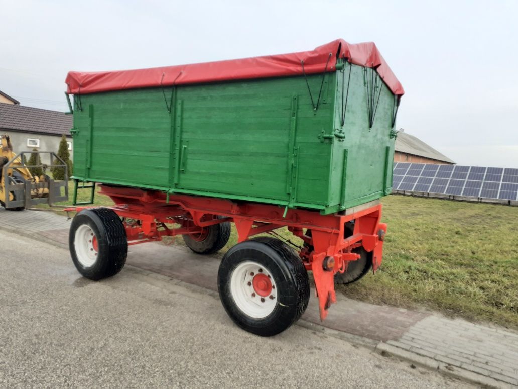 Przyczepa wywrotka d47/d732 jeden tlok krone 9 ton autosan hl 6011