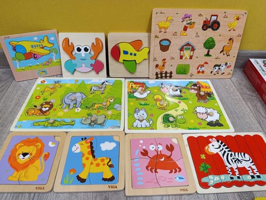 Пазли дерев'яні розвиваючі
