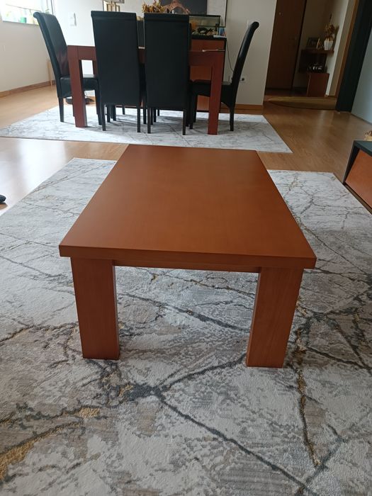 Mesa centro sala em madeira