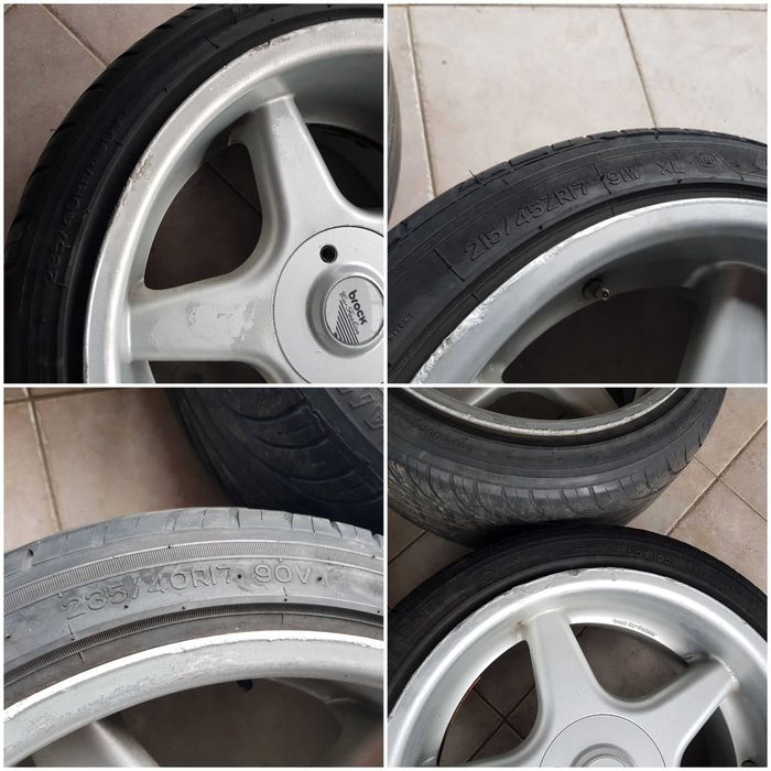 Felgi aluminiowe BROCK B1 8,5x17 et13 10x17 e20 5x112 Mercedes Audi VW