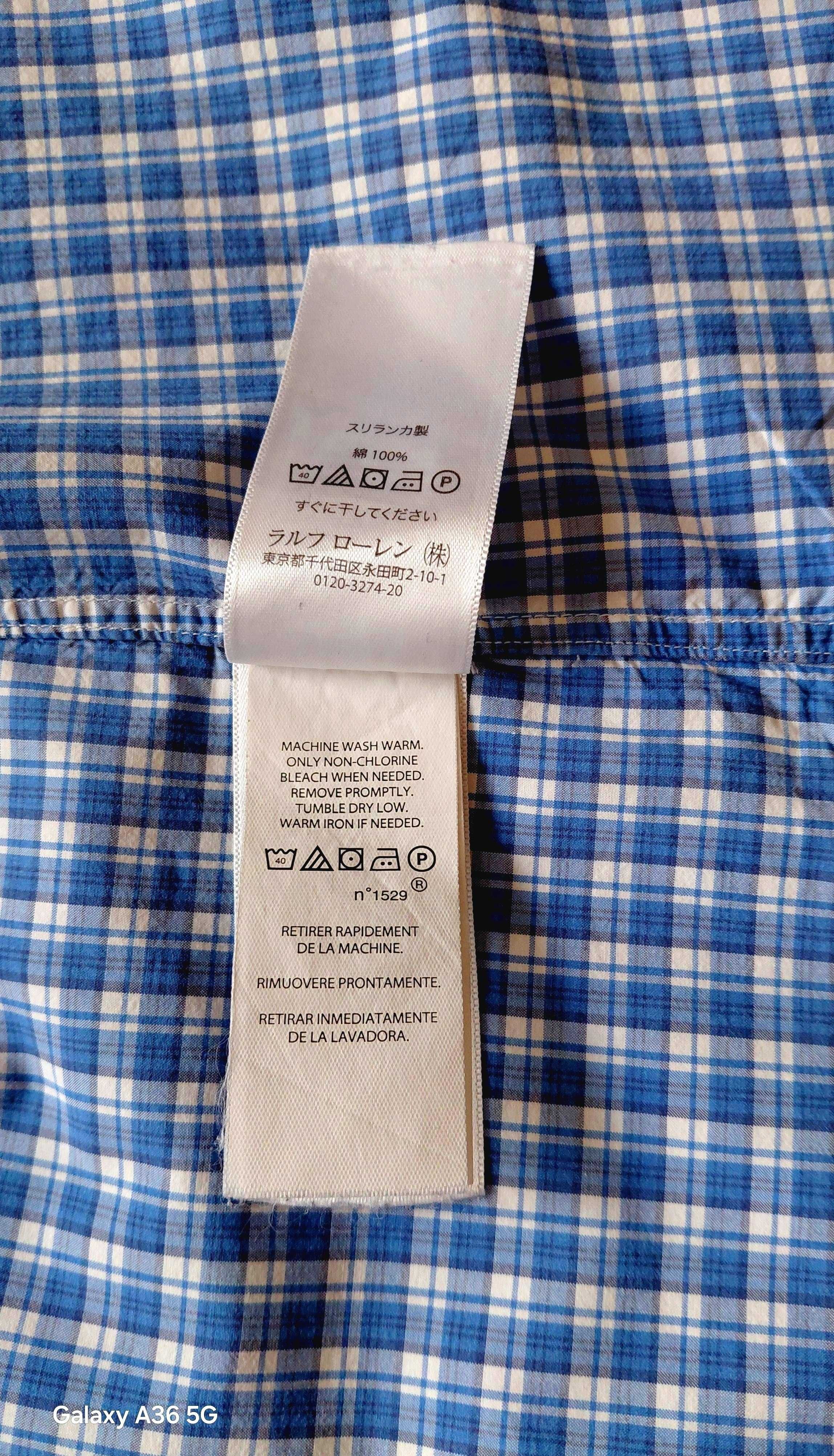 Męska śliczna koszula Ralph Lauren..
