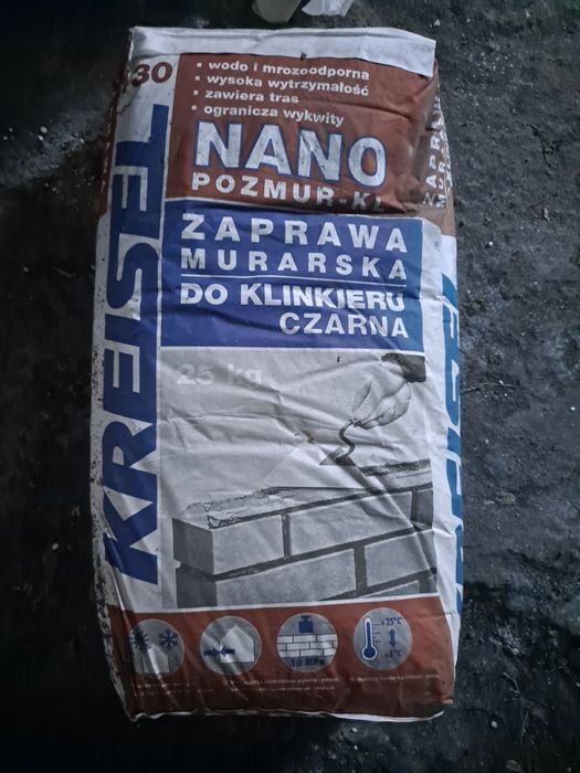 Zaprawa murarskado klinkieru - czarna
