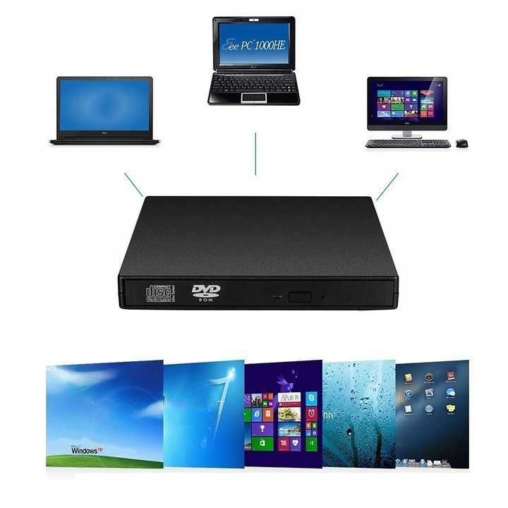 NAPĘD CD-R/DVD-ROM/RW zewnętrzny usb nagrywarka