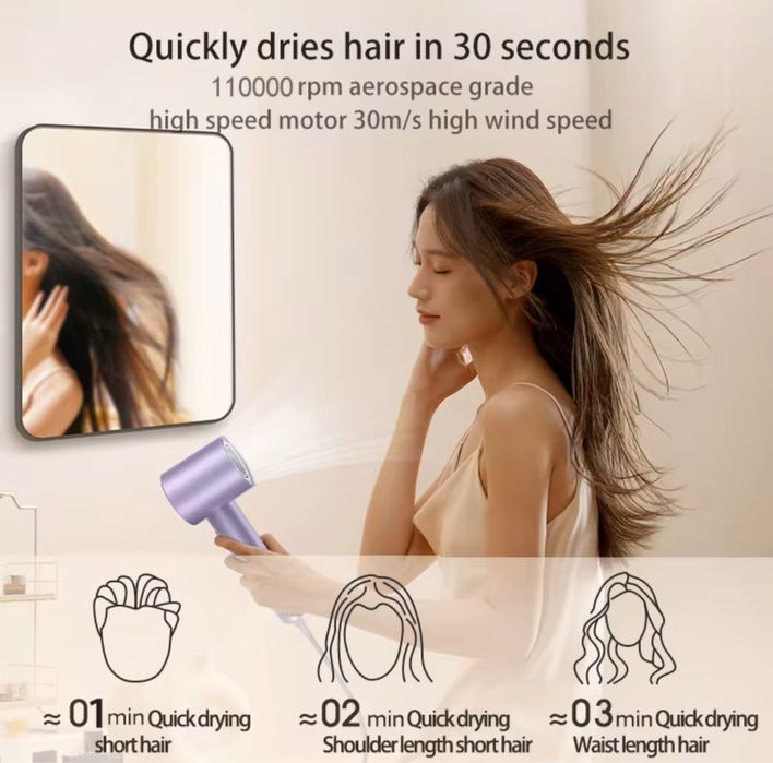 Secador de Cabelo estilo Dyson