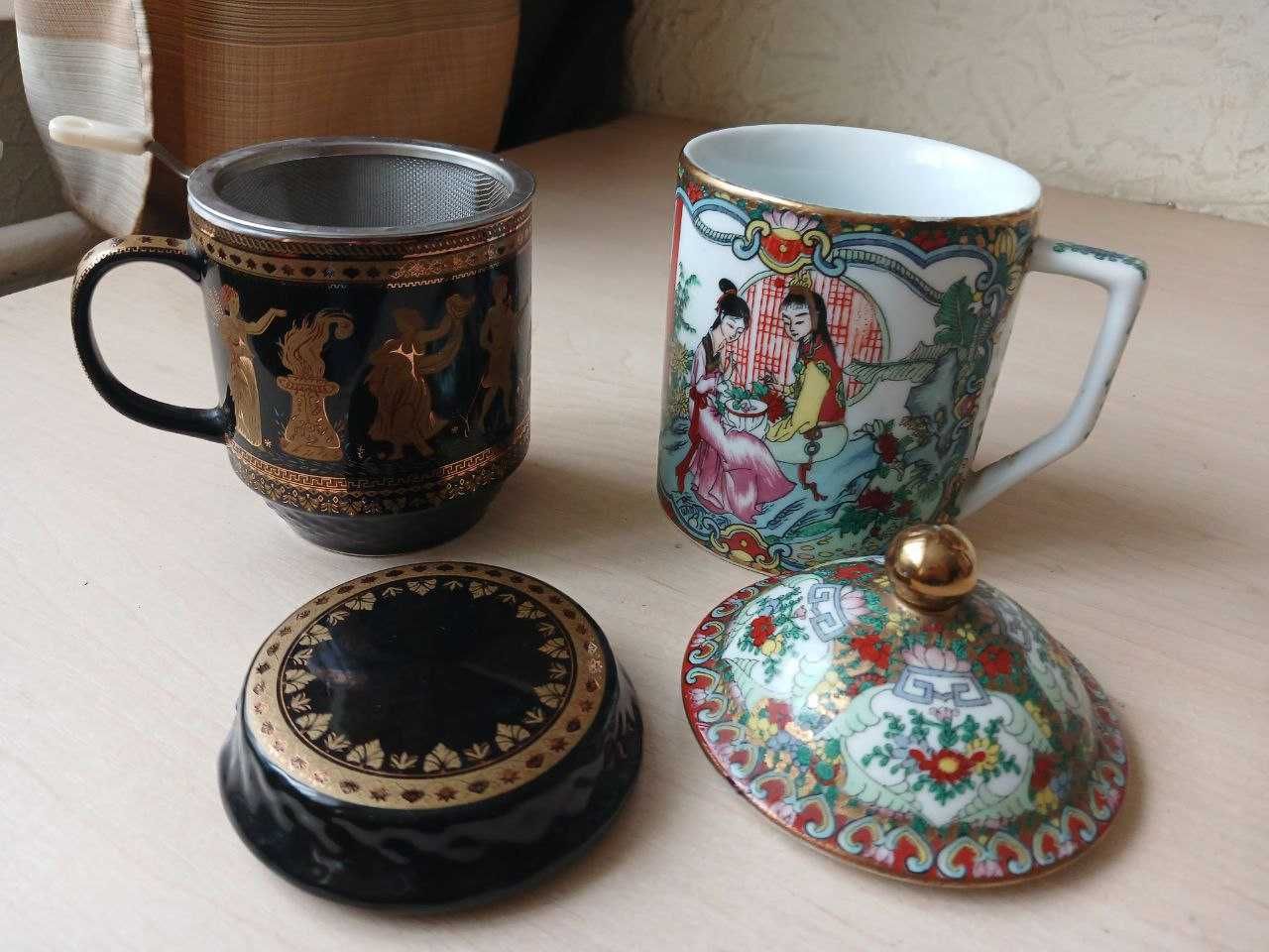 Чайнички, чашки та колби для чайної церемонії