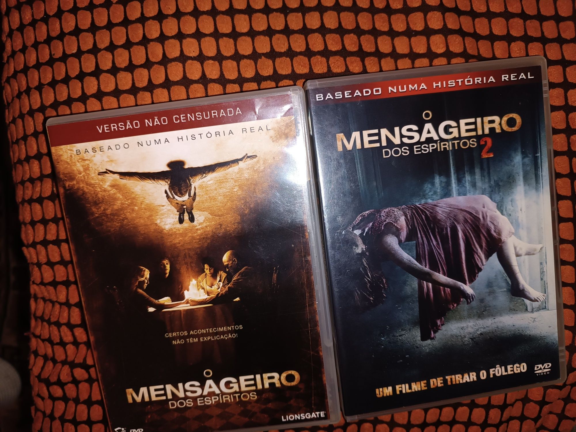 DVD| Filmes Terror 2•O MENSAGEIRO DOS Espiritos 1+2;Frágeis-Edição