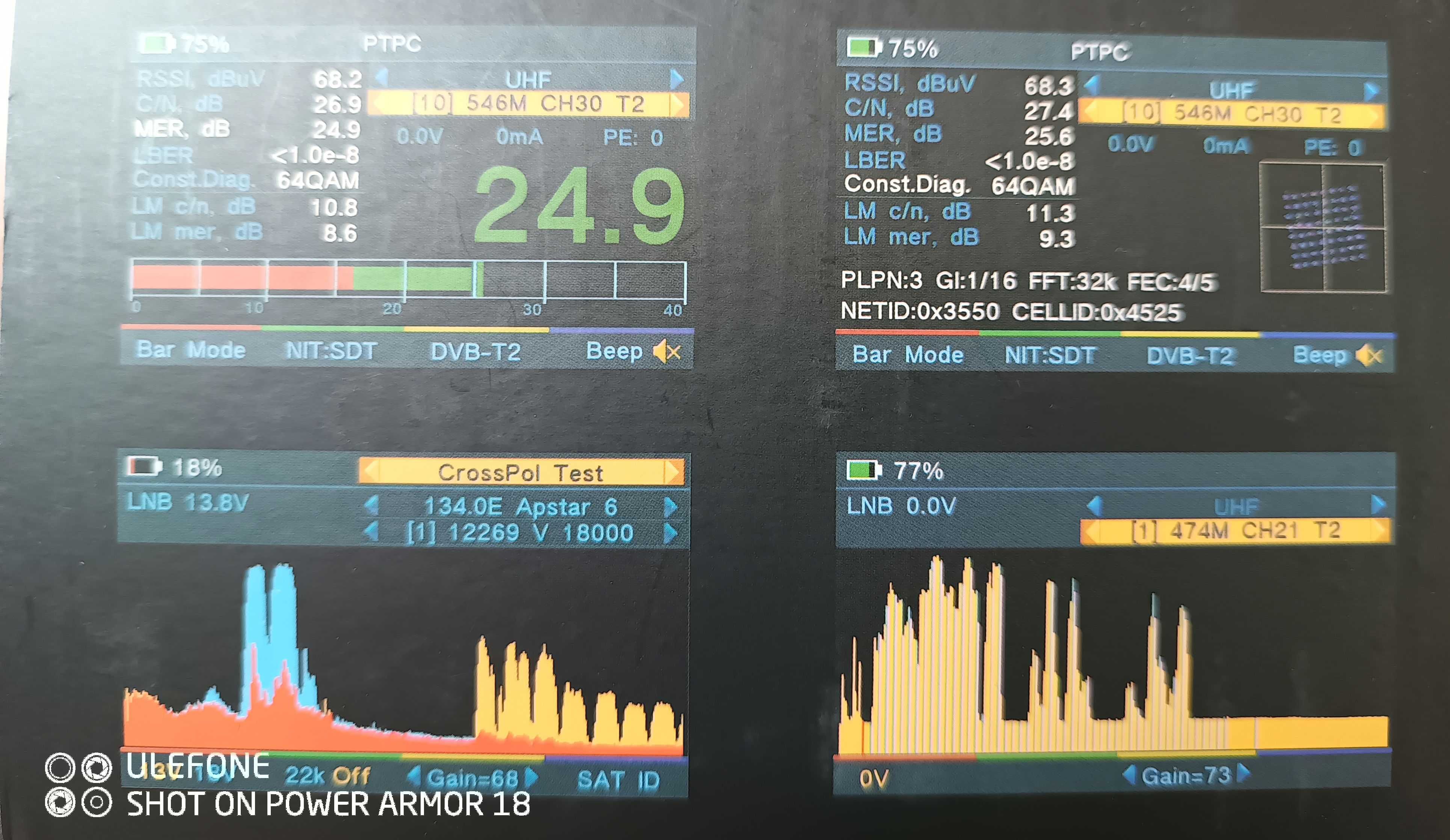 Miernik JioSAt 1000 Combo DVB-S/S2/T/T2