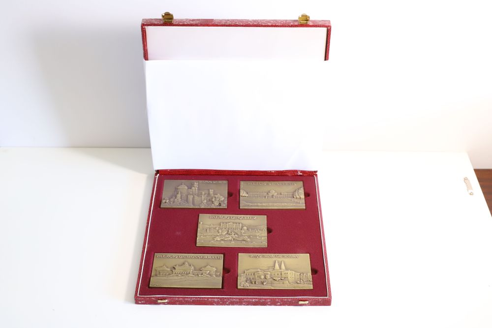 Medalhas de broze - Palácios de Sintra e Queluz