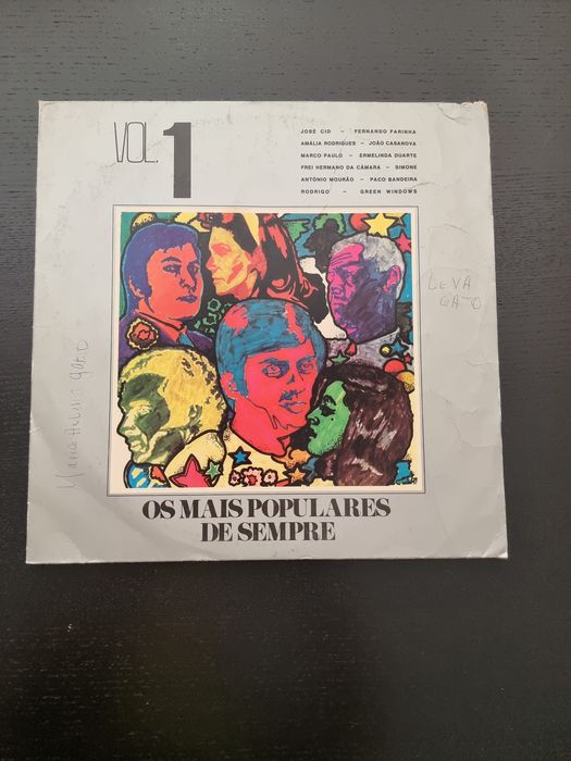 Discos de vinil "os mais populares de sempre"