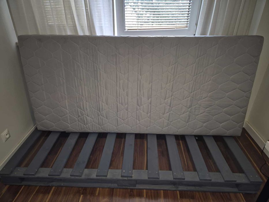 materac kieszeniowy, twardy, 90x200, stan dobry
