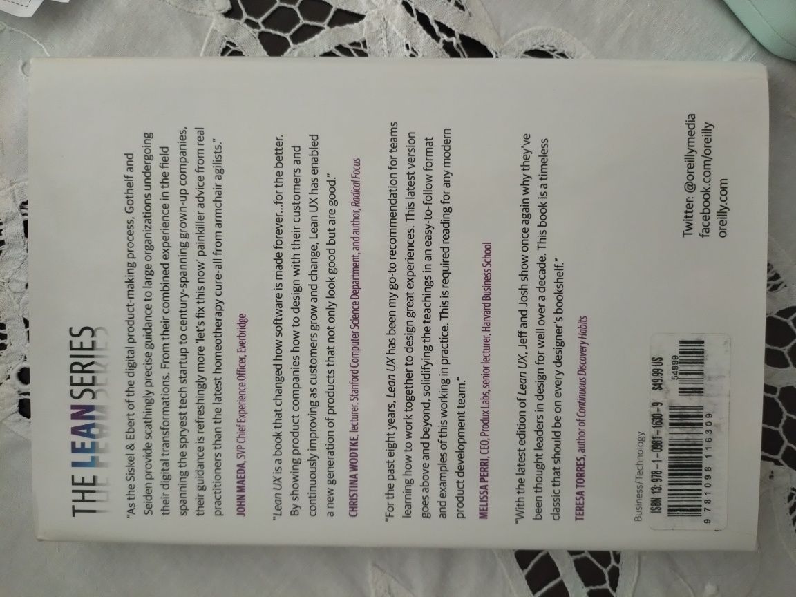 Livro lean ux: designing great products with agile teams