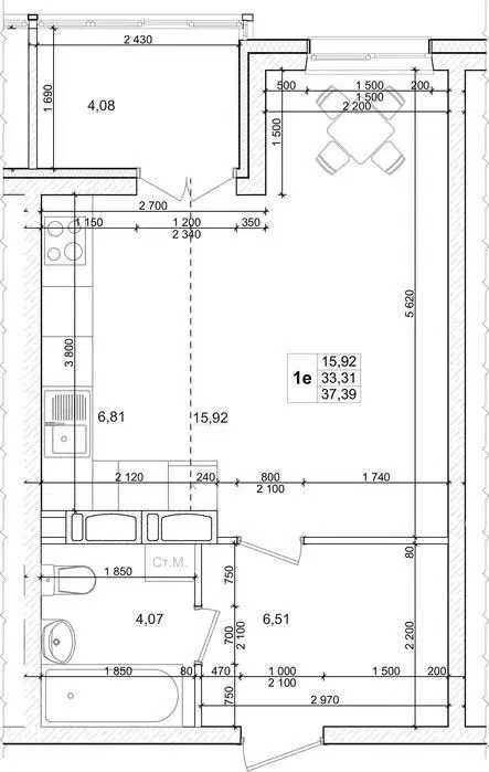 Продаж Квартири 37м2 "ЖК Вудлайн" метро Теремки Новосілки