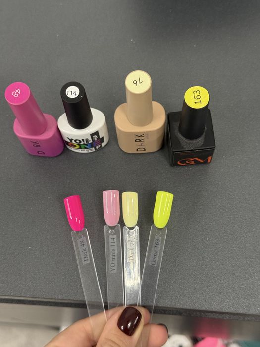 Матеріали для маніюкру гель лак gama dark dnka