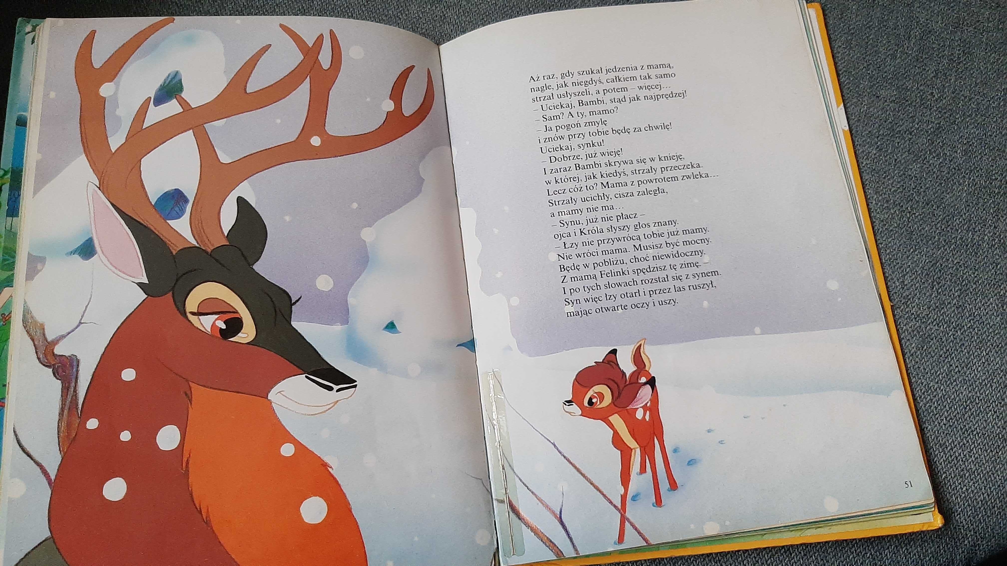 Walt Disney Bambi Format A4 EGMONT Twarda oprawa Jeremi Przybora