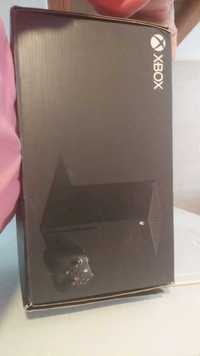 Xbox Series X em bom estado com jogo e phones