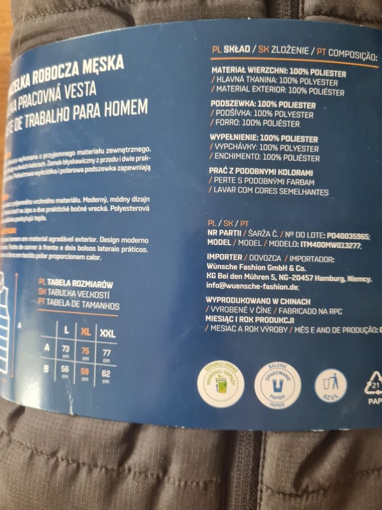 Kamizelka bezrękawnik roboczy  niteo