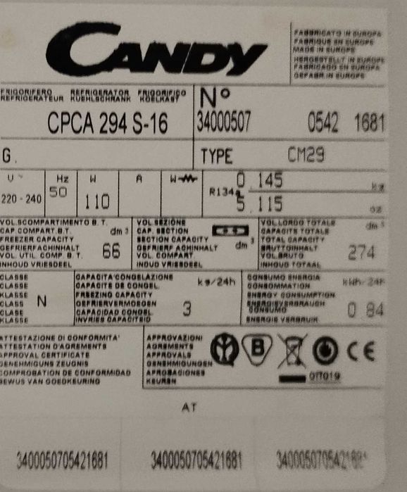 Sprzedam Lodówkę candy