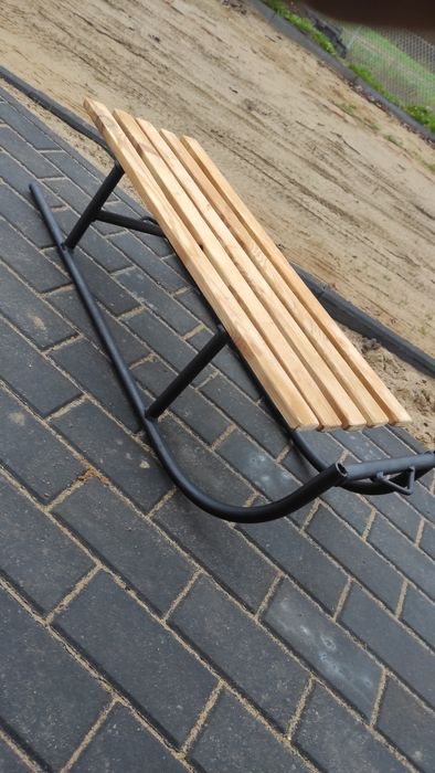 Sanki metalowe mocne Nowe spawane gratis sznurek