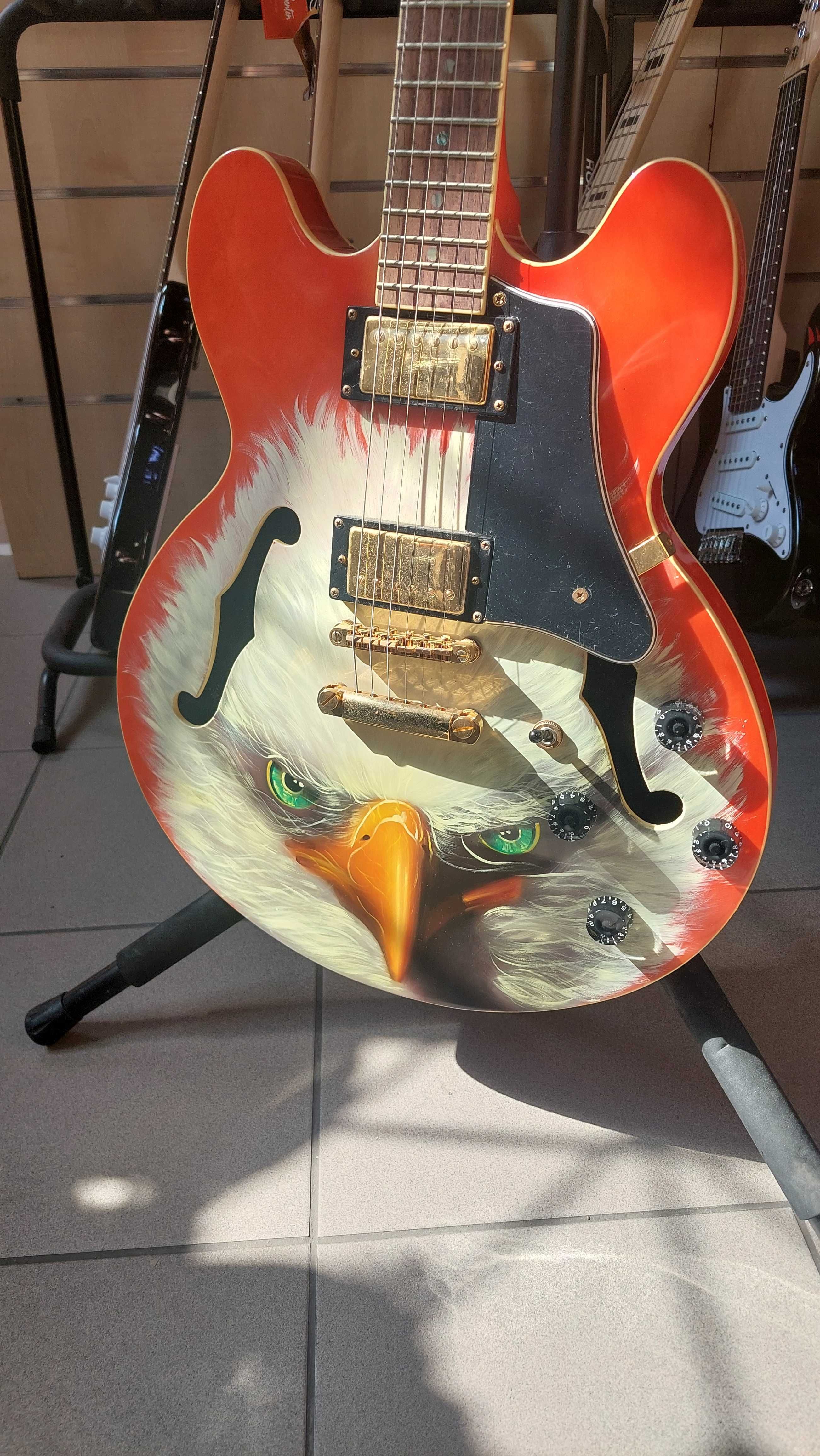 Gitara Elektryczna Antonio Tsai Semi-Hollow Orzeł