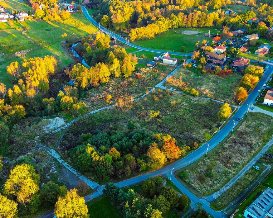Leboszowice działka pod lasem, nad rzeką