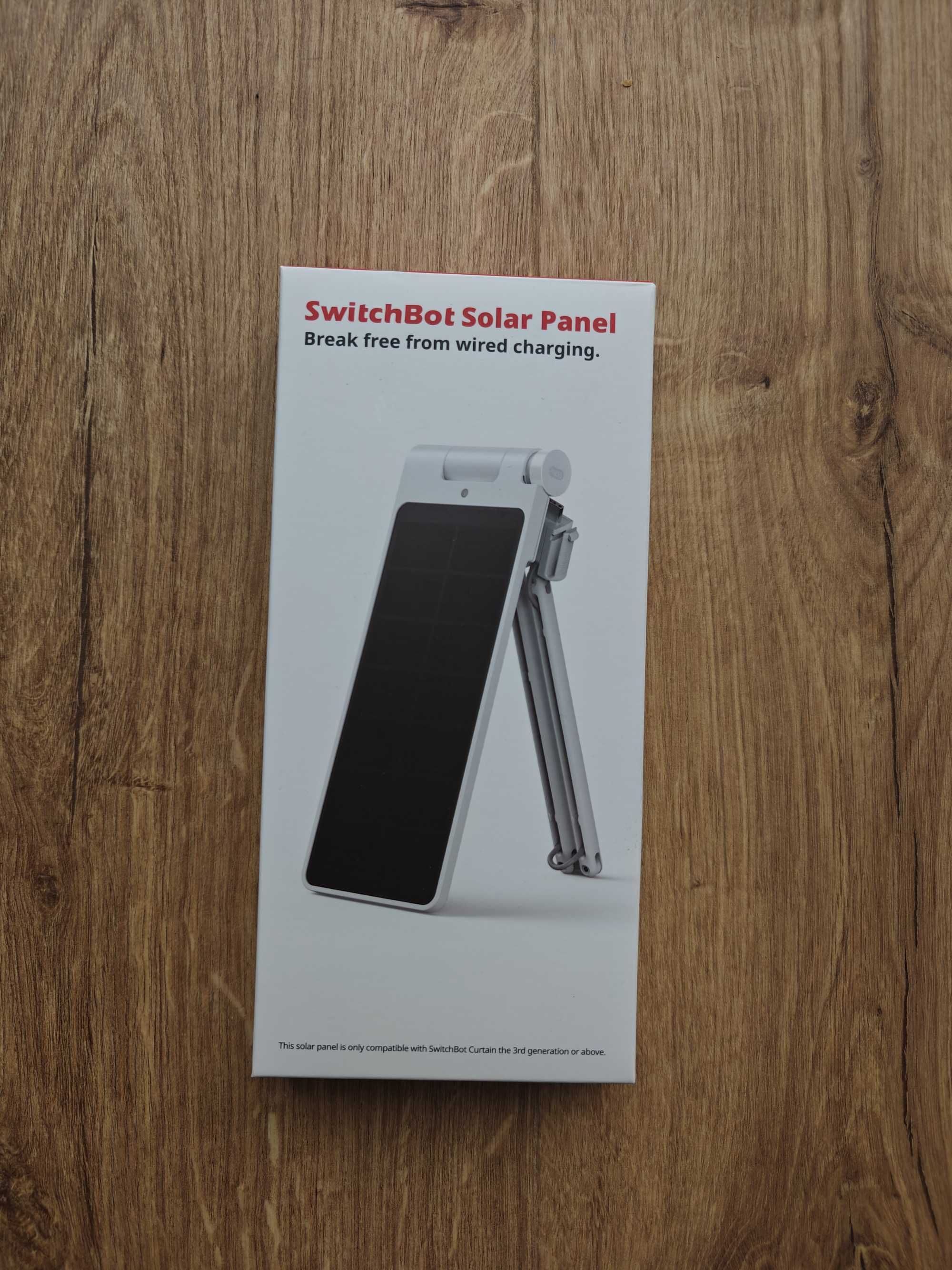 Panel solarny so SwitchBot Curtain 3