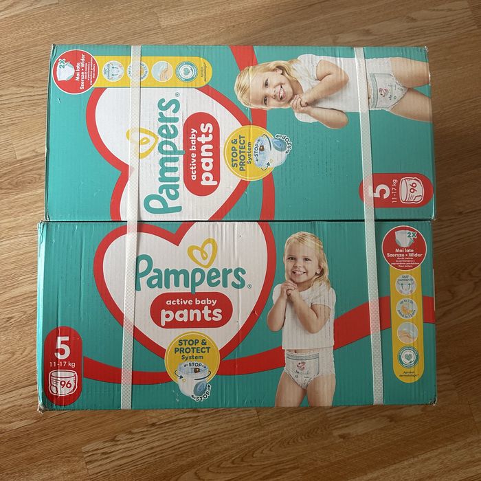 Pampers Active Baby Pants Pieluchomajtki rozmiar 5 192 sztuki