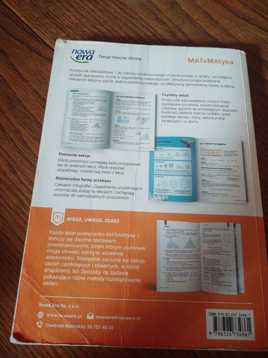 Matematyka 1 Nowa Era zakres podstawowy i rozszerzony