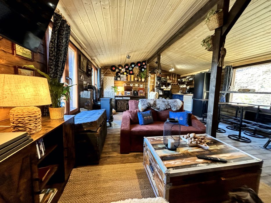 Domek z jacuzzi na wyłączność +sauna +kominek