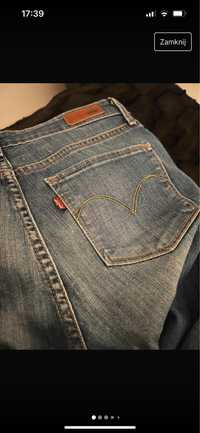 Levis jeansy damskie curved