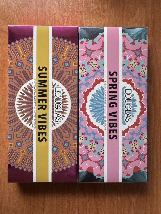 Nowe zapakowane palety cieni douglas spring i summer vibes