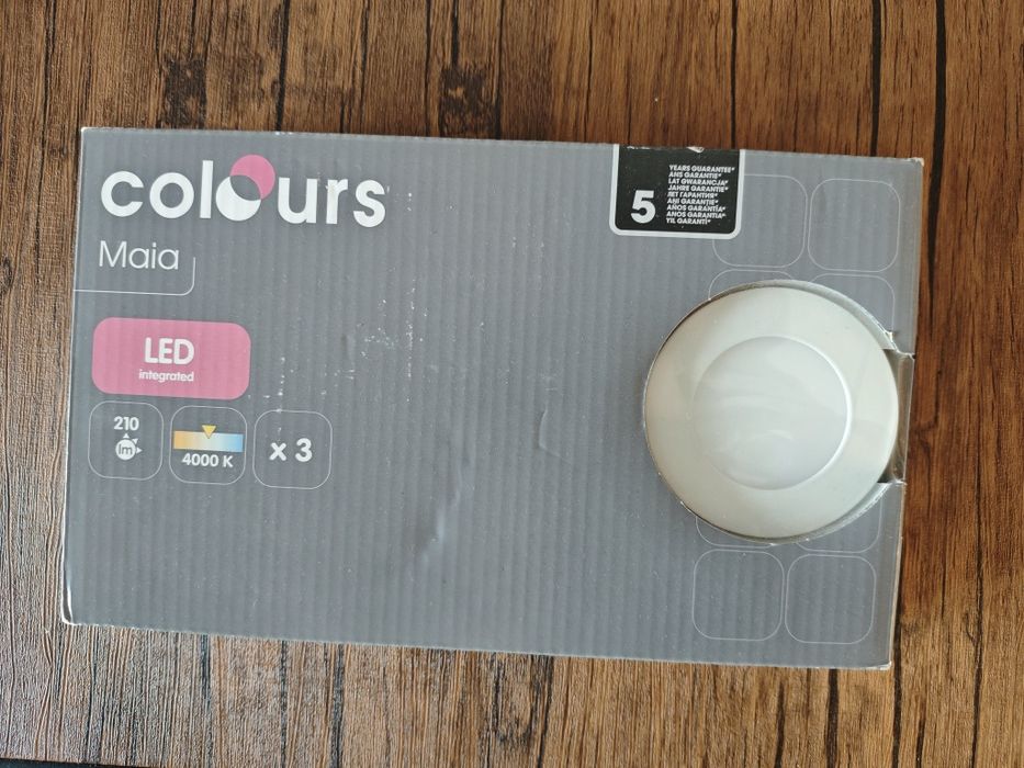 Lampy oczka x3 szt. 210 lm, 4000K Colours Maia LED - NOWE