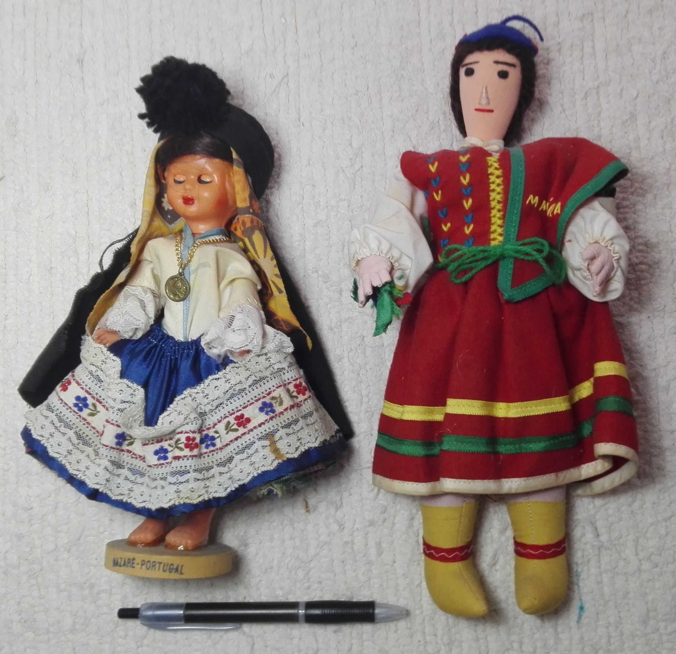 Bonecas trajes tipicos Nazaré/Madeira (vintage)