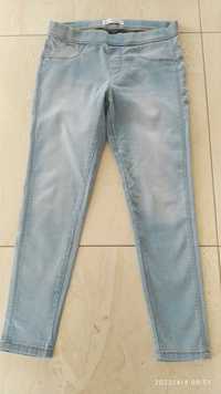 Jasne jeansy 7/8, legginsy C&A 38
