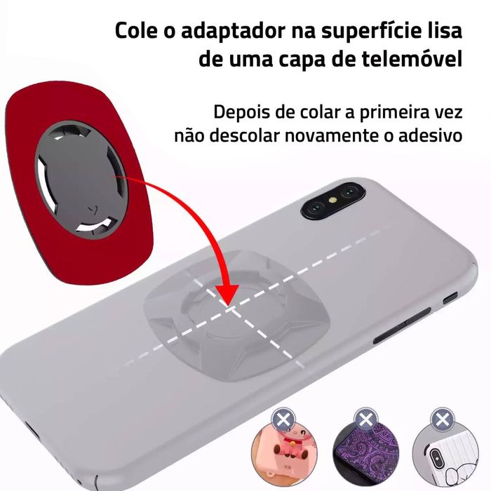 Suporte telemóvel universal compatível moto