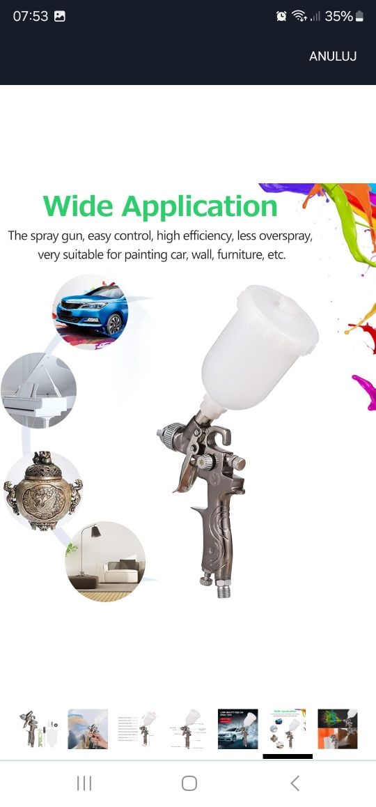Pistolet do Malowania spray-gun