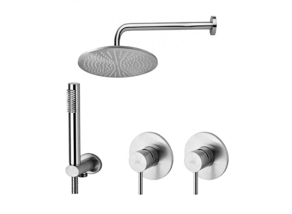 KITLIG010ST Душова система прихованого монтажу Paffoni Shower, сталь