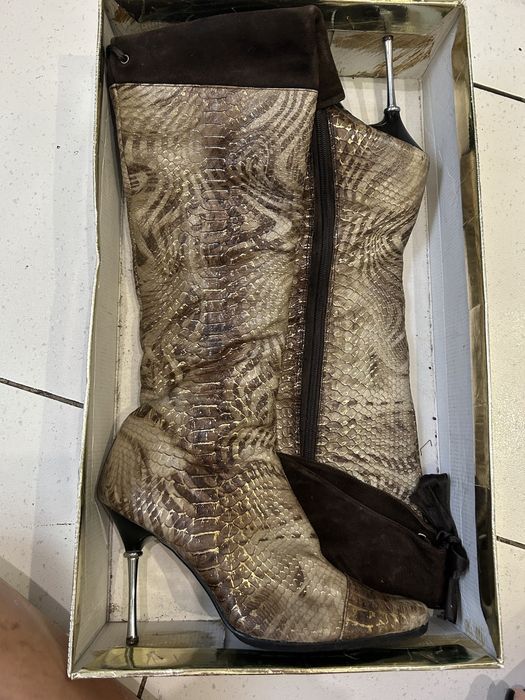 Сапоги ботфорты pier lucci