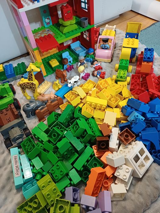 Klocki Lego Duplo, domek, duży zestaw klocków