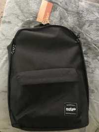 Mochila preta Note (nova) c/oferta