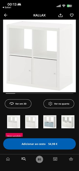 Móvel IKEA Kallax Branco