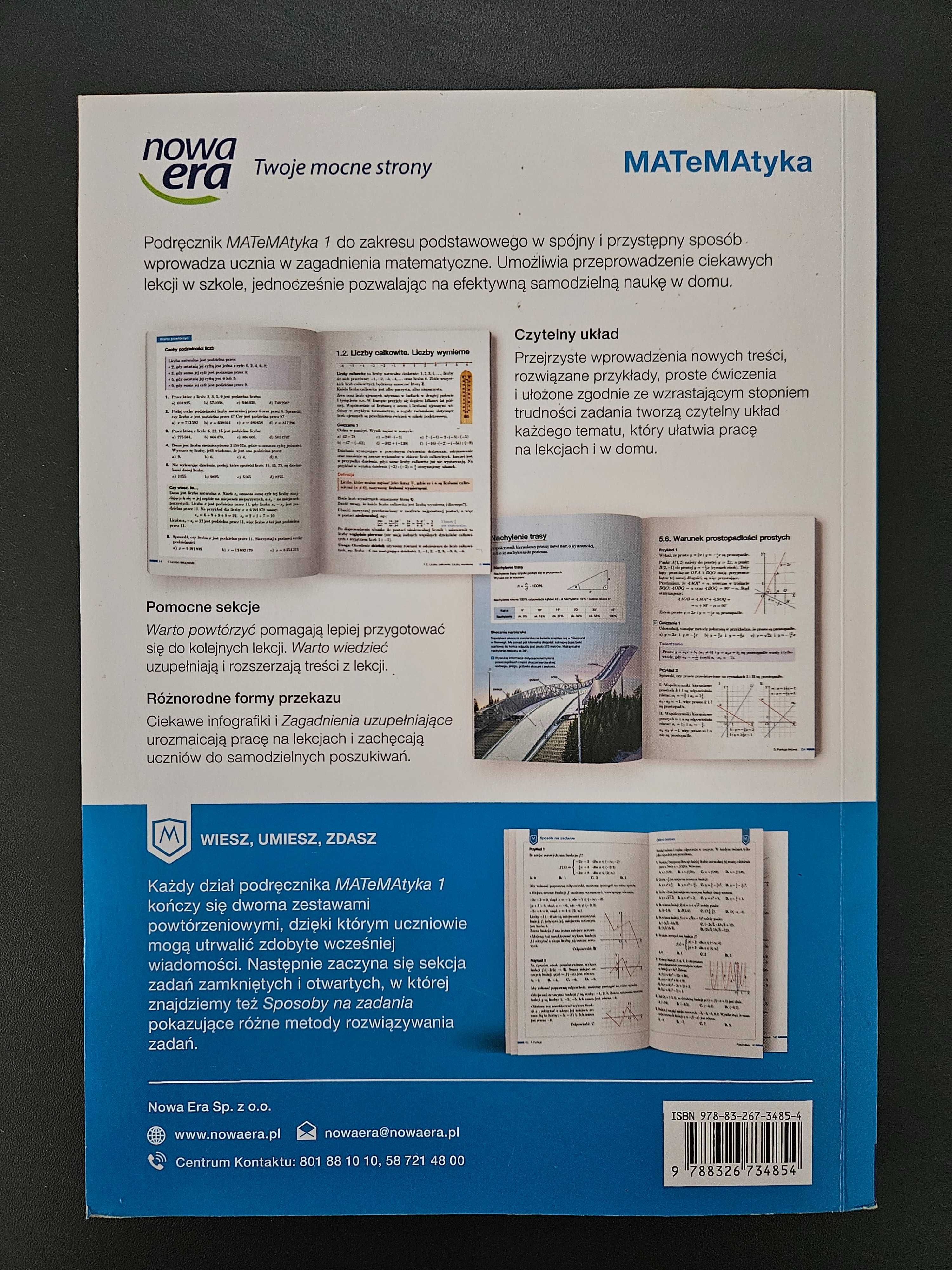 MATeMAtyka 1 - Podręcznik do Matematyki, zakres podstawowy