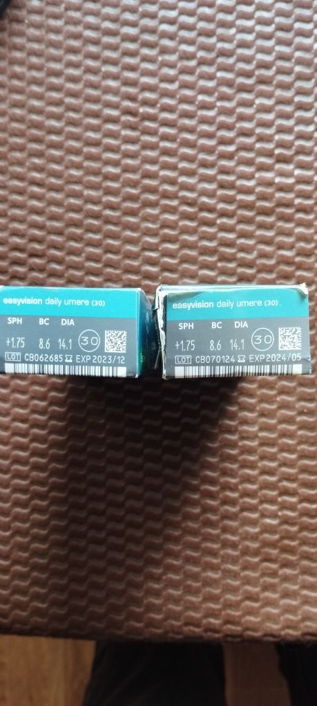 Щоденні контактні лінзи Easyvision Daily UMERE +1.75  30 шт