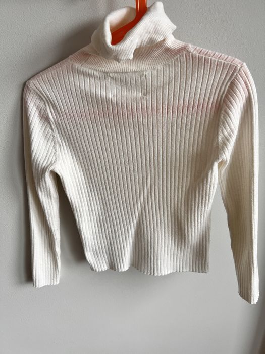 Golf  kremowy golfik Zara 116-130