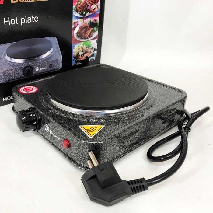 Електроплита настільна DOMOTEC, электро плита. Плитка електрична 1000W