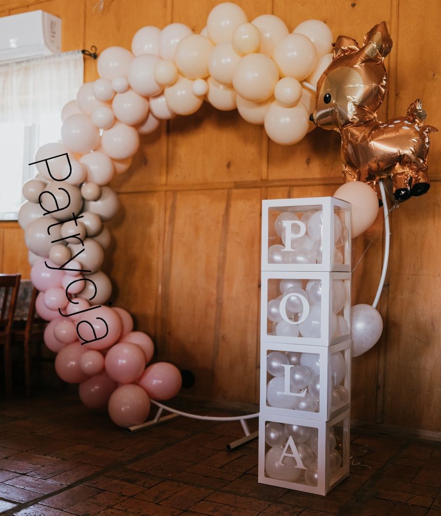Koło stelaż dekoracyjny na balony wesele komunia roczek osiemnastka